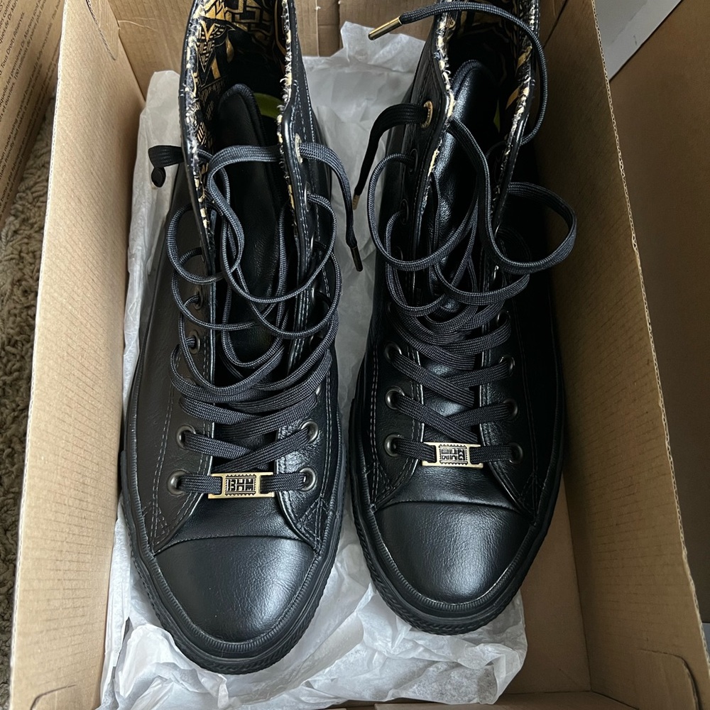 Converse Allstar Black History Month Limited edition. Genuine Leather BHM